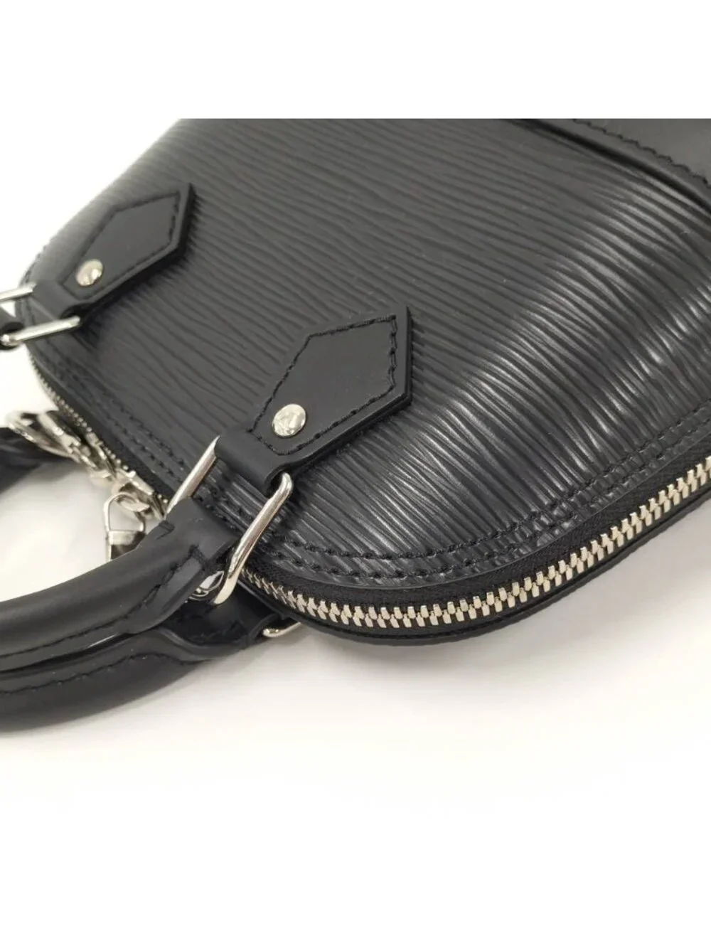 Louis Vuitton Nano Alma 2-Way Shoulder Bag Epi Leather Noir Black